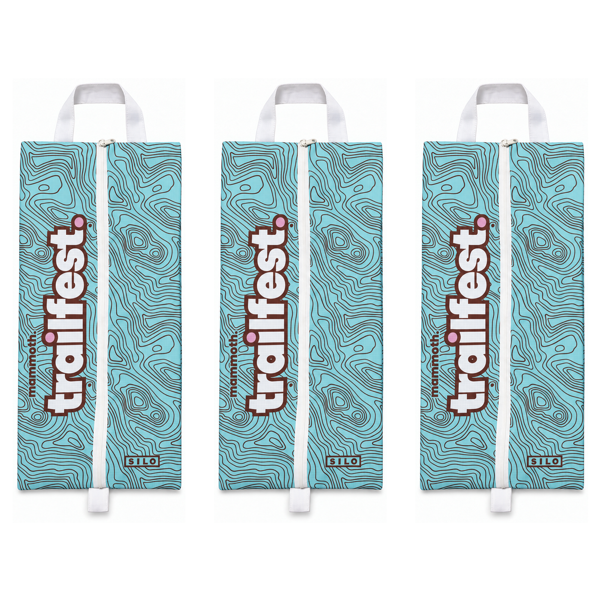 3 PACK BUNDLE I 3 x Shoe Bag Lite - Mammoth Trailfest Design