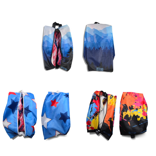 Shoe Bag Lite - DESIGN 3 Pack